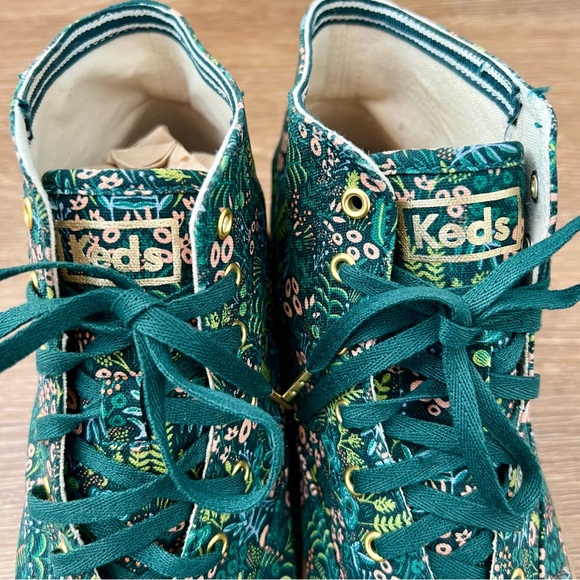 RARE Rifle Paper Co. x Keds Tapestry Everyday Triple Decker Hi Sneaker - Picture 6 of 16